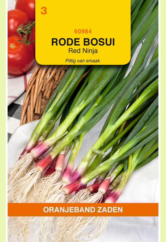 Oranjeband zaden Bosui Rode Red Ninja - Groentezaden