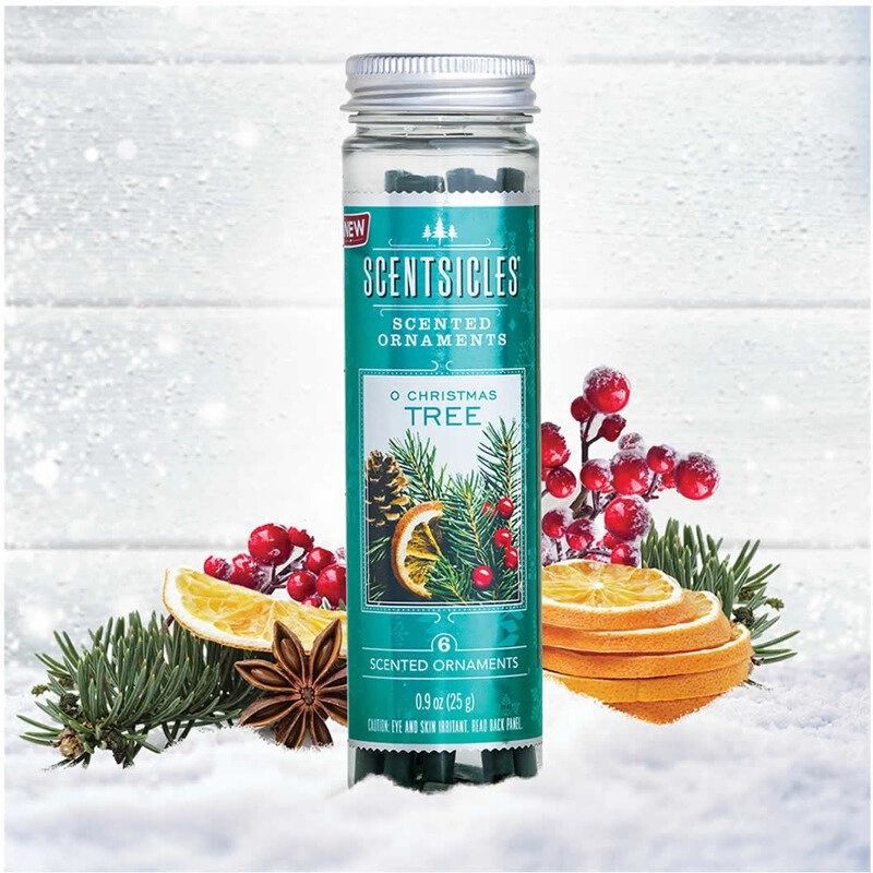 Scentsicles White Winter Fir - Geurstokjes - 6 stuks - 15.24x3.81x3.81 cm - White Winter Fir