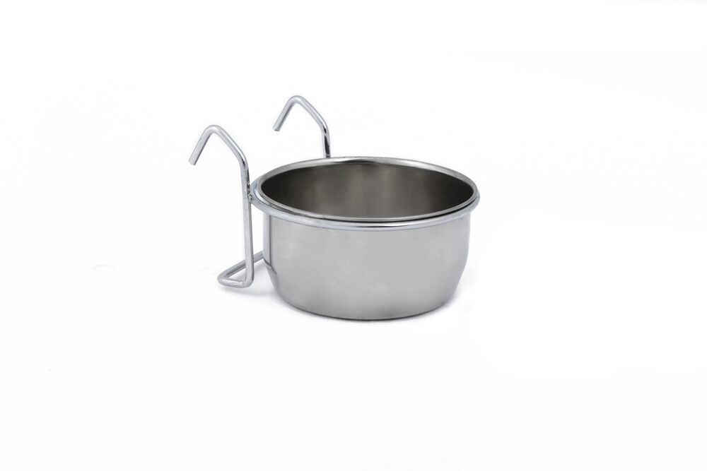 Beeztees Coopcup Inox Met Houder - voer & drinkbak - 0.3 Liter Beeztees Coopcup Inox Met Houder - voer & drinkbak - 0.3 Liter