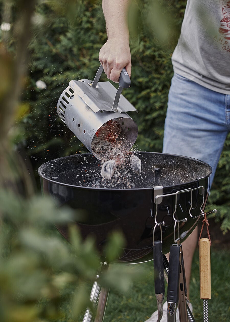 Weber Starter klein Accessoires voor Houtskoolbarbecues - BBQ brandstoffen - rvs