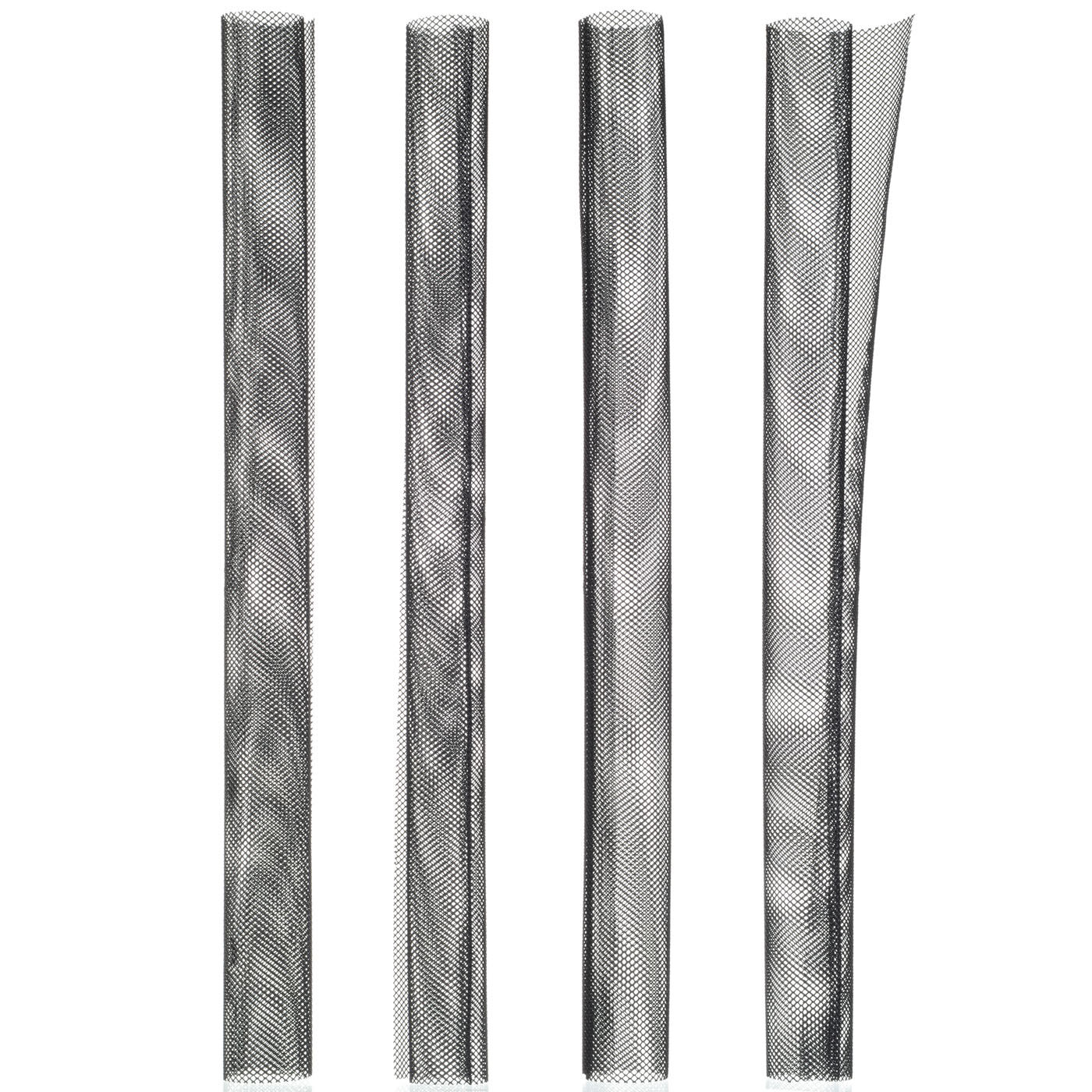 Nature Boombeschermers 4 stuks - Plantbescherming - Zwart - 70x9.5x4 cm