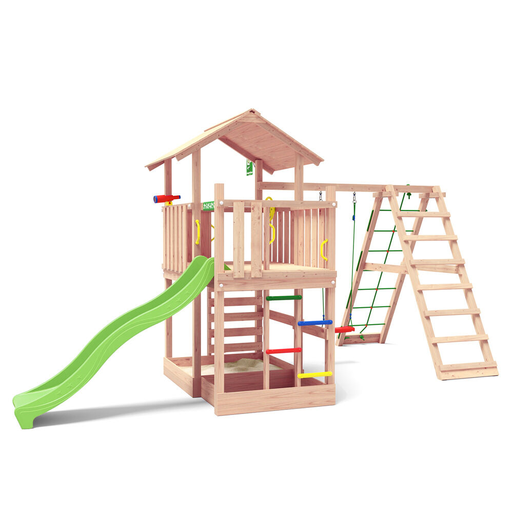 Jungle Gym Stavang Grenen - Speeltoestel - Licht groen - Grenenhout Jungle Gym Stavang Grenen - Speeltoestel - Licht groen - Grenenhout