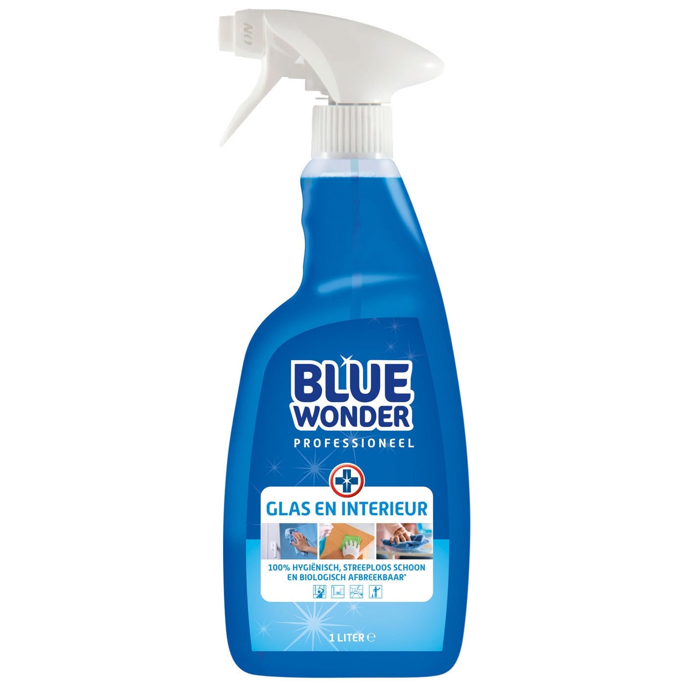 Blue Wonder Glas en interieur reiniger - Reinigingsmiddel