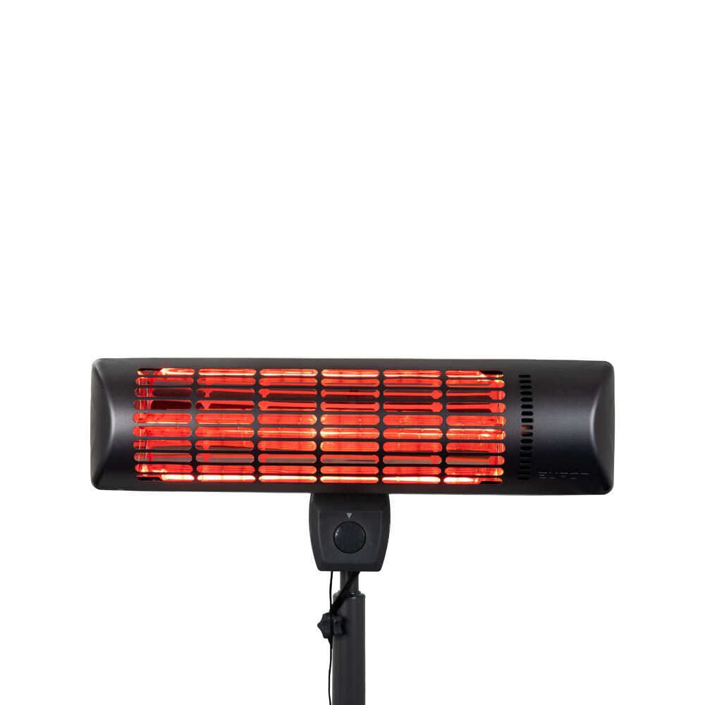 Eurom Q-Time Golden 1800 S - Staande terrasverwarmer - Grijs - 1800 W