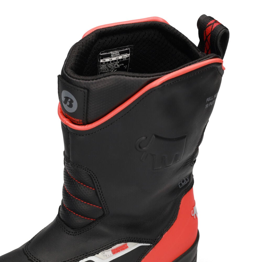 Bata Mammoet Barge - Brede leest - Werklaarzen - Zwart - 36