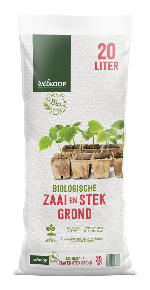 Welkoop Zaai- en stek grond - Potgrond - 20 Liter Welkoop Zaai- en stek grond - Potgrond - 20 Liter