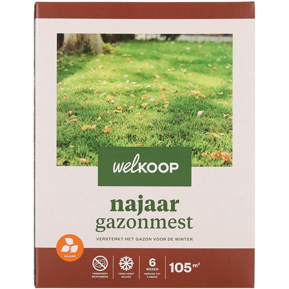 Welkoop - Najaar Gazonmest - 105 m2 - 4 Kilogram Welkoop - Najaar Gazonmest - 105 m2 - 4 Kilogram