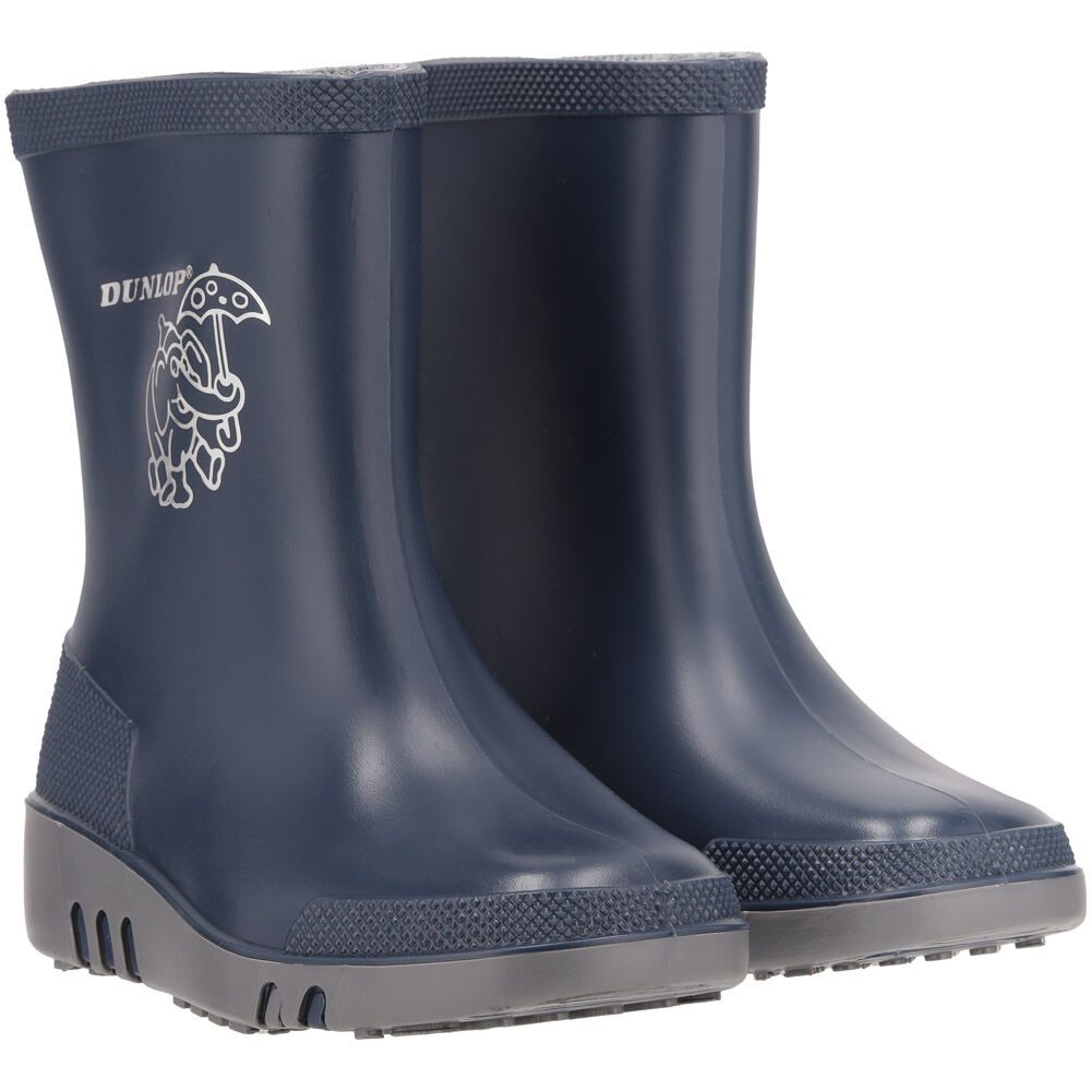 Dunlop Mini K151710 -  Regenlaarzen jongens - Kinderlaarzen - Blauw - 21
