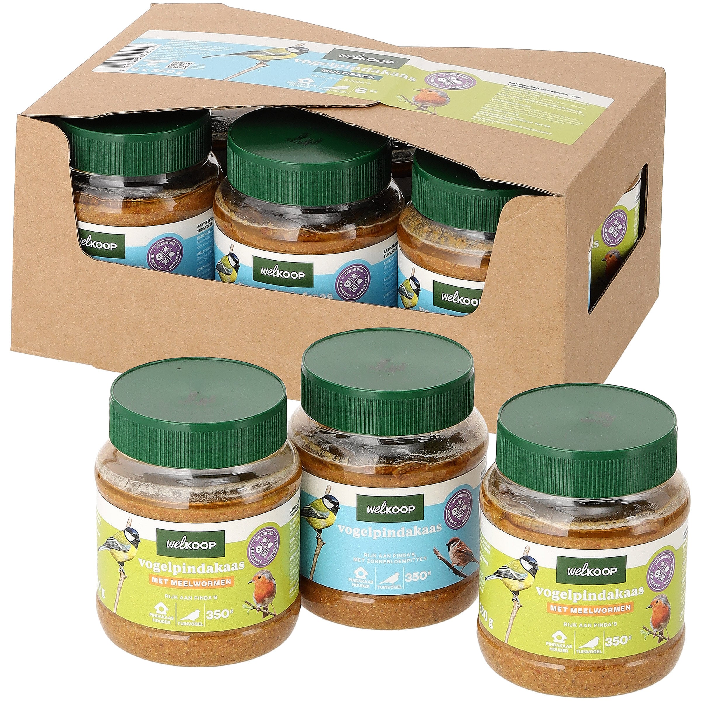 Welkoop - Vogelpindakaas - Tuinvogelvoer Welkoop - Vogelpindakaas - Tuinvogelvoer