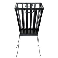 Esschert Fancy Flames - Vuurkorf - Vierkant - Zwart - Staal