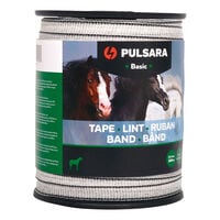 Pulsara Basic 12,5mm - Schriklint - 16 cm - 200 Meter - Wit - 13 cm - 20000 cm