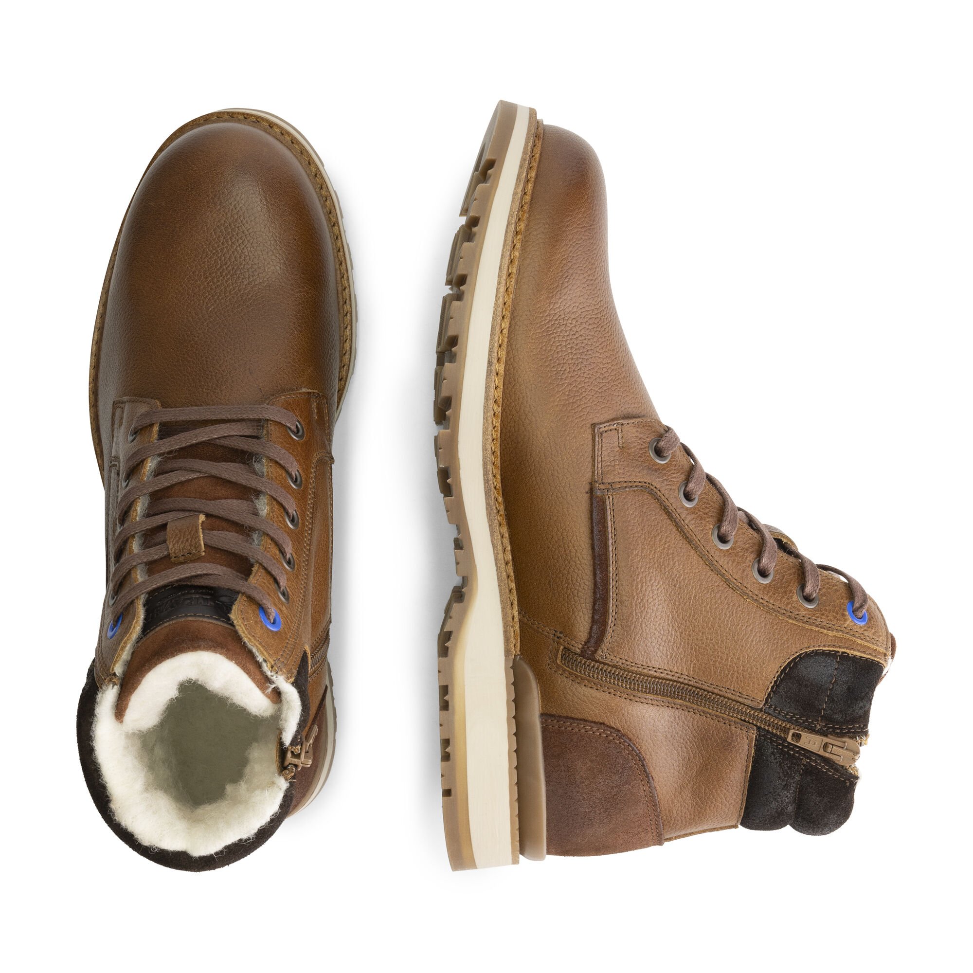 Travelin' HR Sundby - Veterschoenen - Cognac - 40