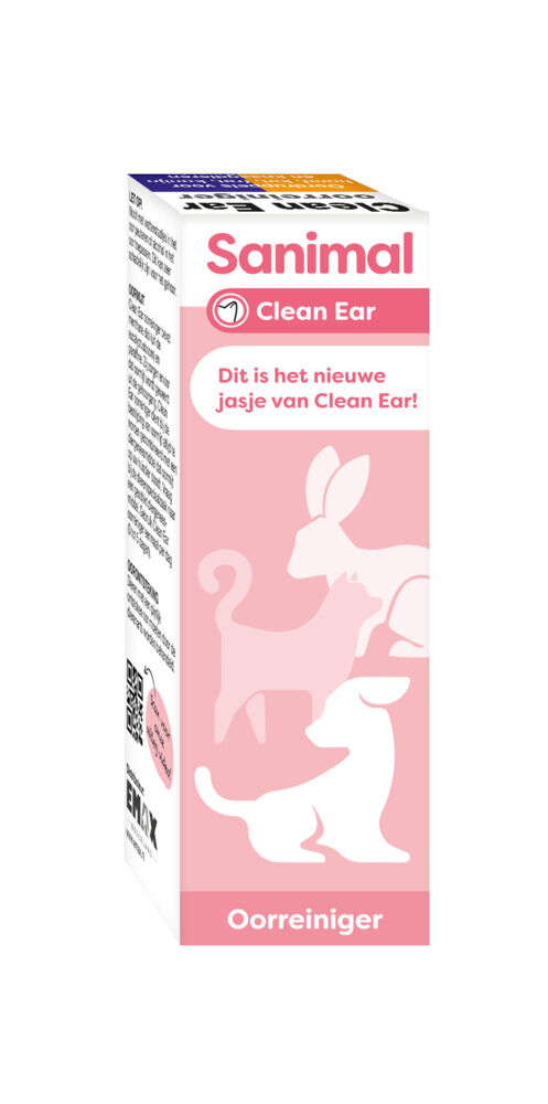 Sanimal Clean Ear - Oorverzorging - 60 Milliliter
