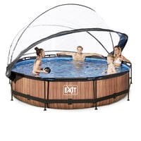Exit Wood - Zwembad met Overkapping - Timber - 360 cm