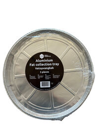 Grill Fanatics - Aluminium Druippan - 5 Stuks - zilver