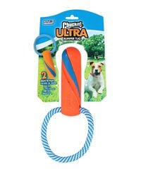 Chuckit Ultra bumber - Apporteren - Hondenspeelgoed - Oranje / Blauw - 25.1x14.5x6.5 cm - Medium