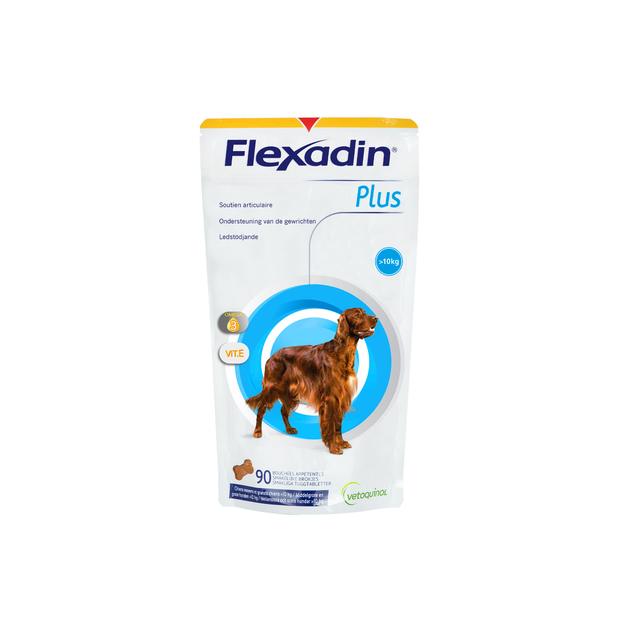 Flexadin Plus Maxi Junior - Soepele Gewrichten Hond - 90 Stuks - Vlees Flexadin Plus Maxi Junior - Soepele Gewrichten Hond - 90 Stuks - Vlees