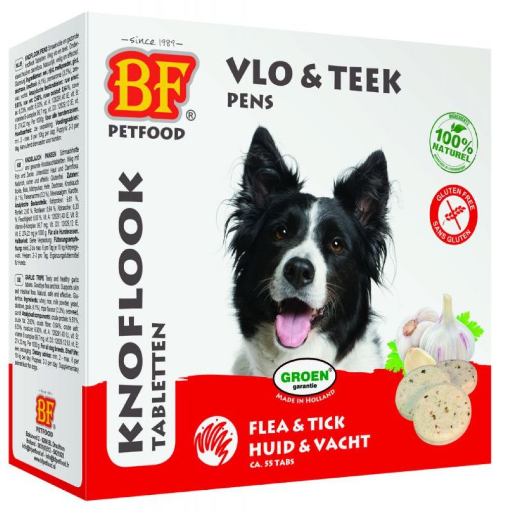 BF Petfood Pens - Knoflook Tabletten - 55 Stuks - pens BF Petfood Pens - Knoflook Tabletten - 55 Stuks - pens