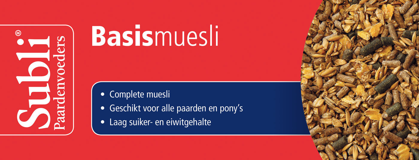 Subli Basismuesli - Basisvoeding - 20 Kilogram - Zak