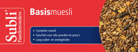 Subli Basismuesli - Basisvoeding - 20 Kilogram - Zak
