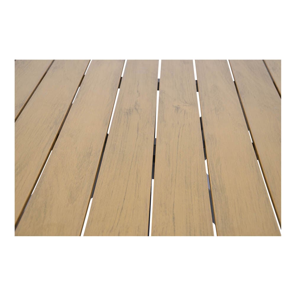 Lesli Living Arezzo - Tuintafel - Teaklook - 1x1x74 cm - 150 cm