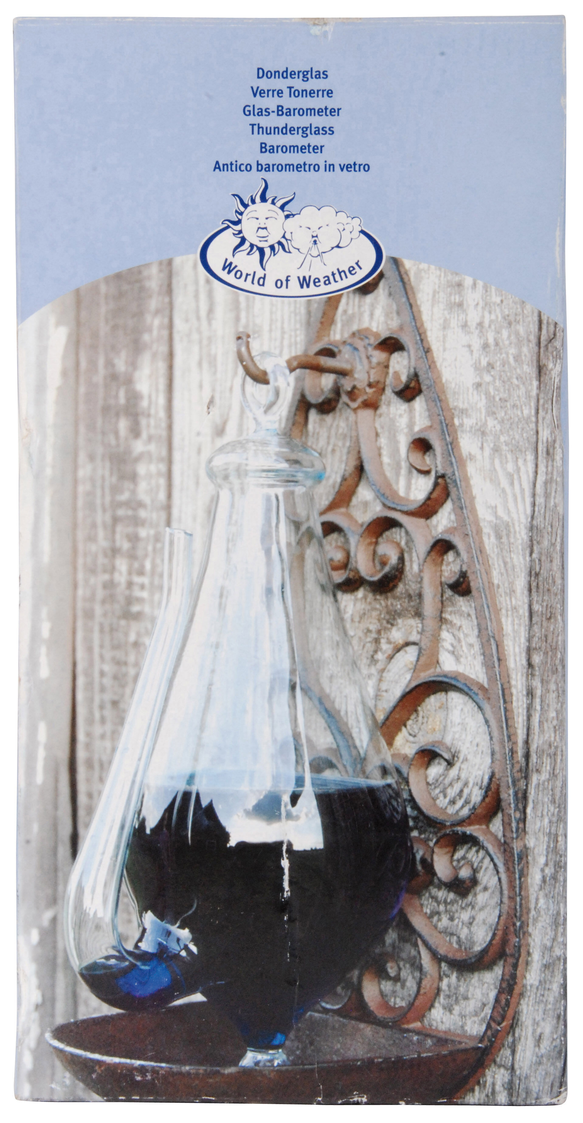 Barometer gietijzer - Bruin