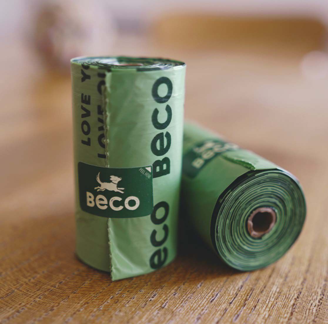 Beco Composterbaar Poepzakjes - Poepzakjes & accessoires - 96 Stuks - Groen