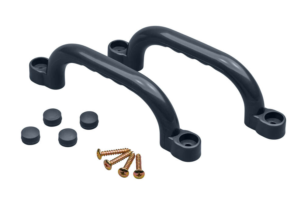 Swing King - Handgreepset - 2 Stuks - Grijs - Kunststof Swing King - Handgreepset - 2 Stuks - Grijs - Kunststof