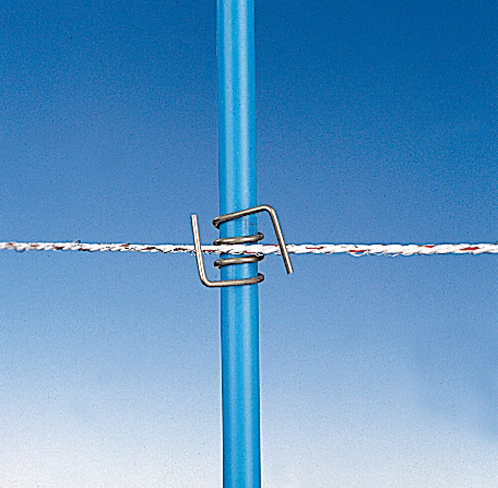 Gallagher Veer - Afrasteringspaal - 11 cm - 10 Stuks - Zilver - 8 cm