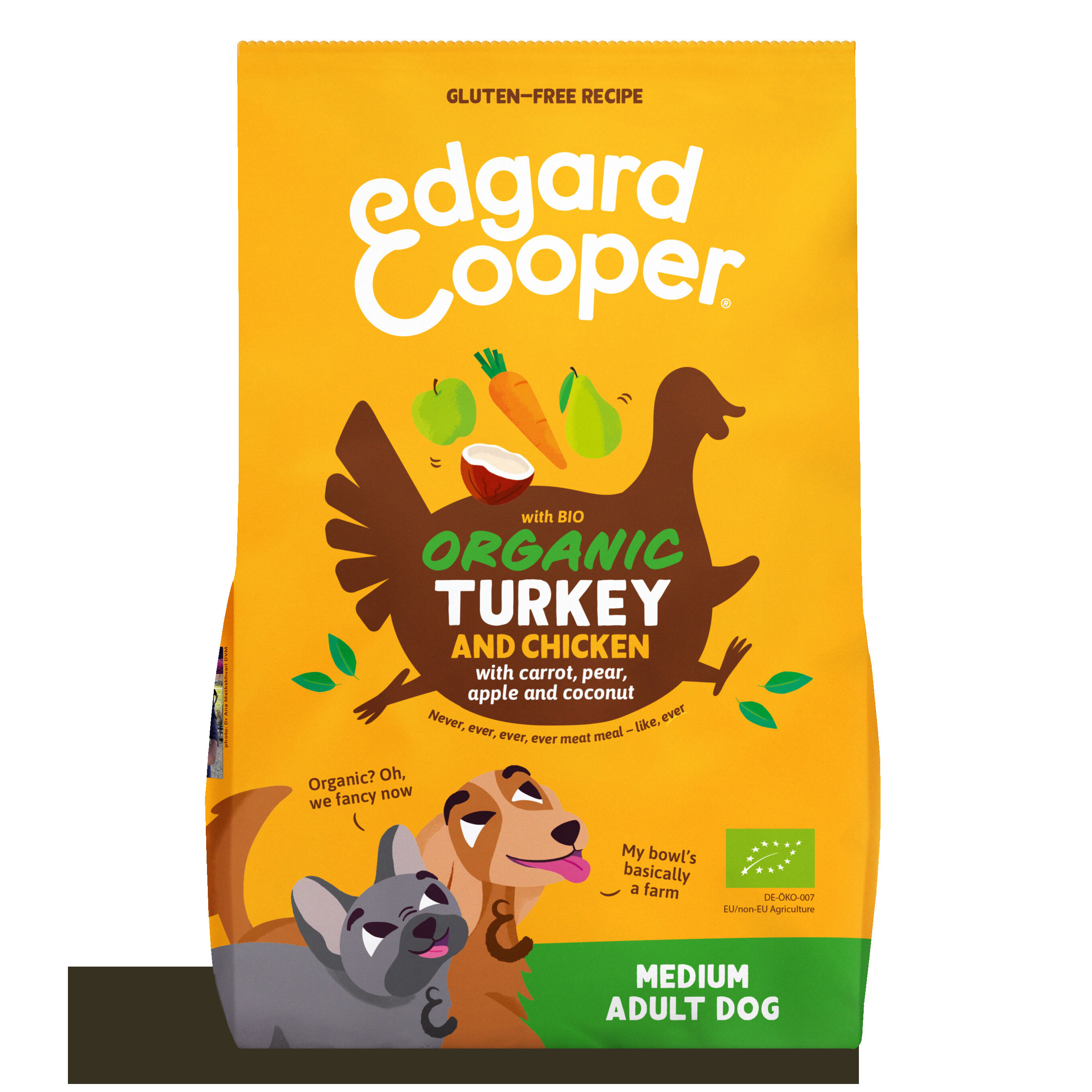 Edgard & Cooper Adult Biologisch - Hondenvoer - 7 Kilogram - kalkoen Edgard & Cooper Adult Biologisch - Hondenvoer - 7 Kilogram - kalkoen
