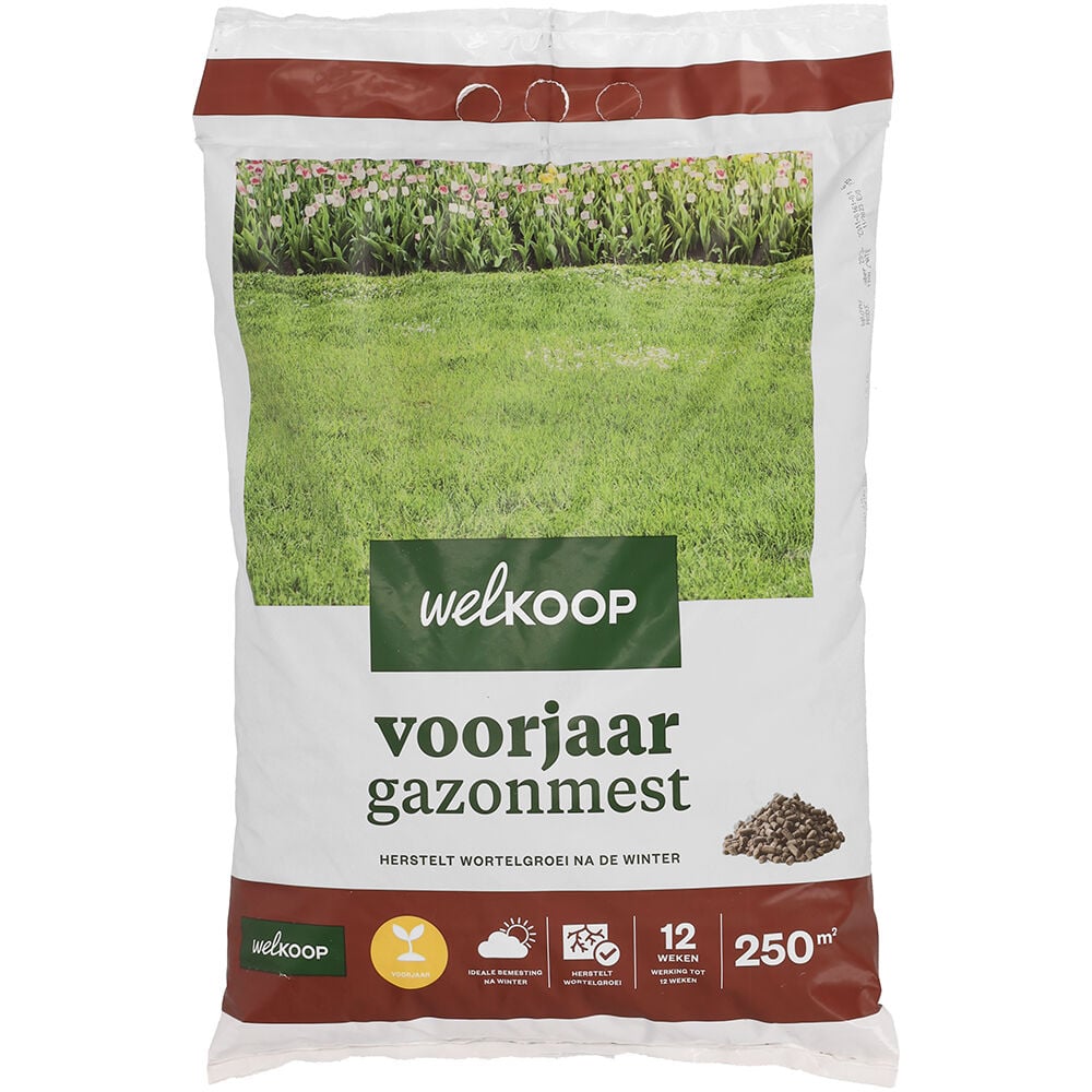 Welkoop - Voorjaar Gazonmest - 250 m2 - 7.5 Kilogram Welkoop - Voorjaar Gazonmest - 250 m2 - 7.5 Kilogram