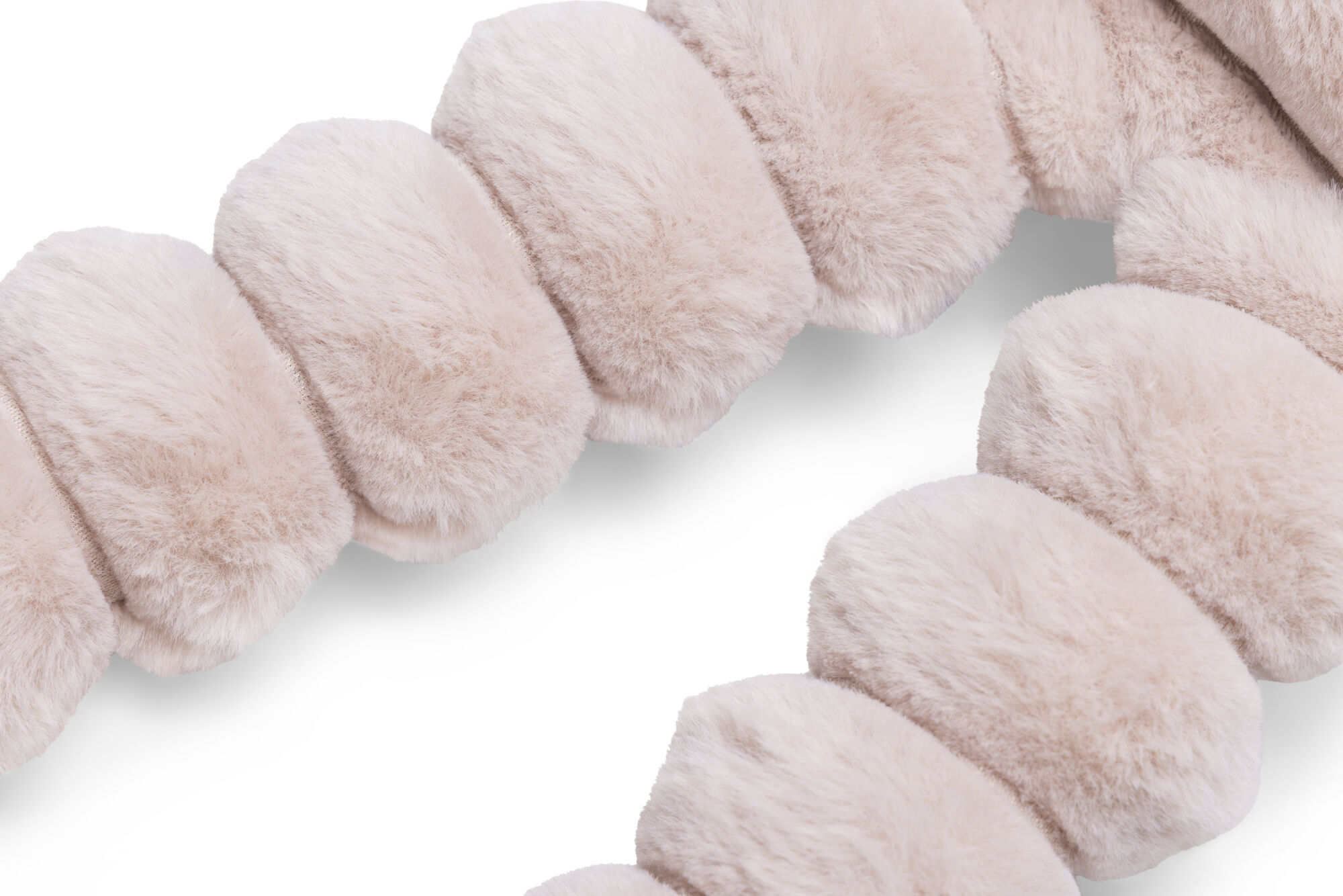 Designed by Lotte Reza Hang Konijn -  Pluche Knuffel - Hondenspeelgoed - Roze - 16x80x15 cm