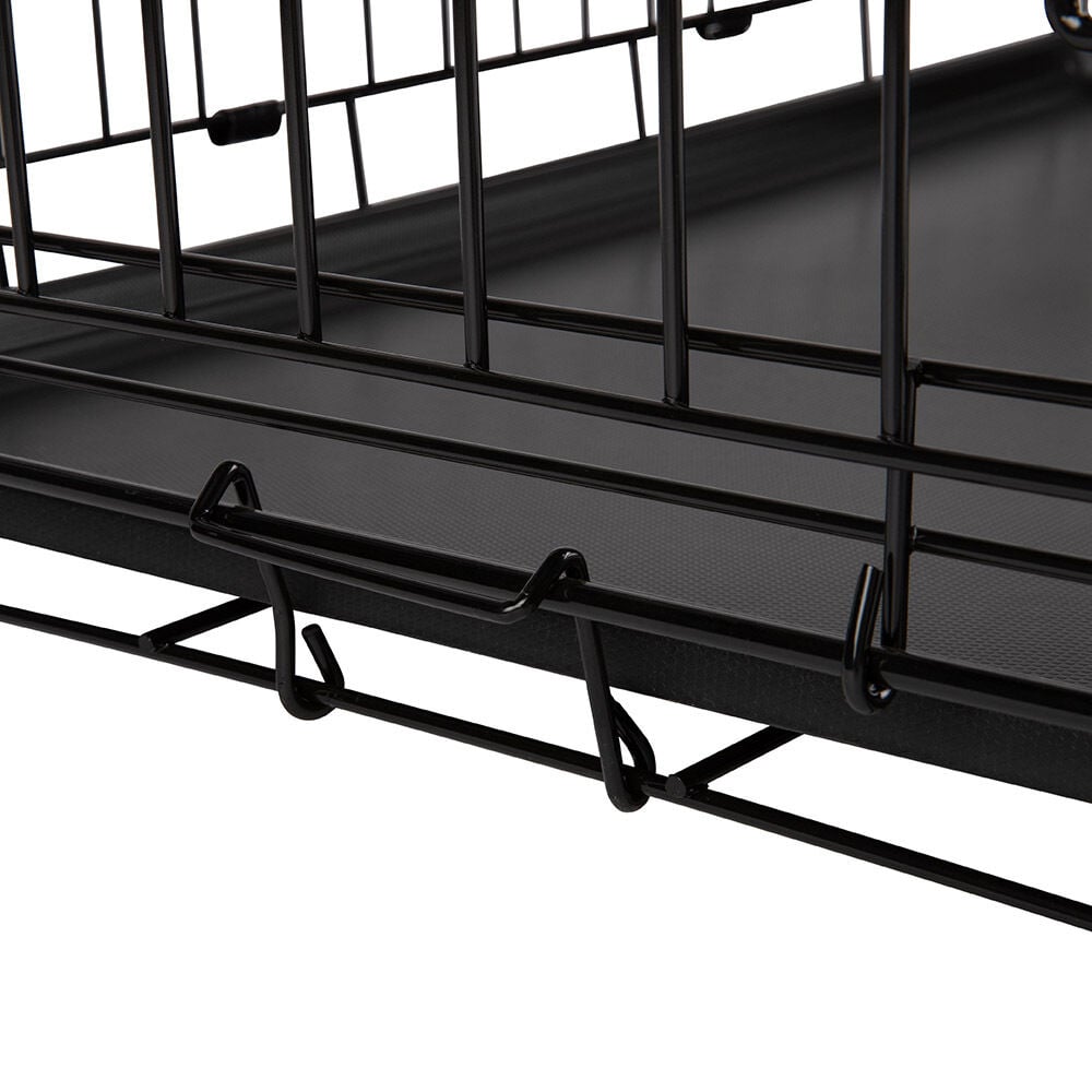 District 70 CRATE - Bench - zwart - 68x62x93 cm - L