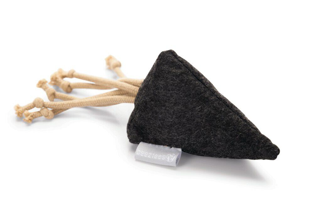 Beeztees Yeti Kussen Catnip - Kattenspeeltje - Grijs