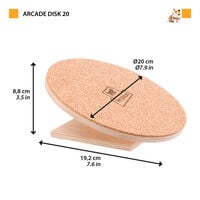Ferplast Arcade disk - Knaagdierspeelgoed - 9x19x19 cm