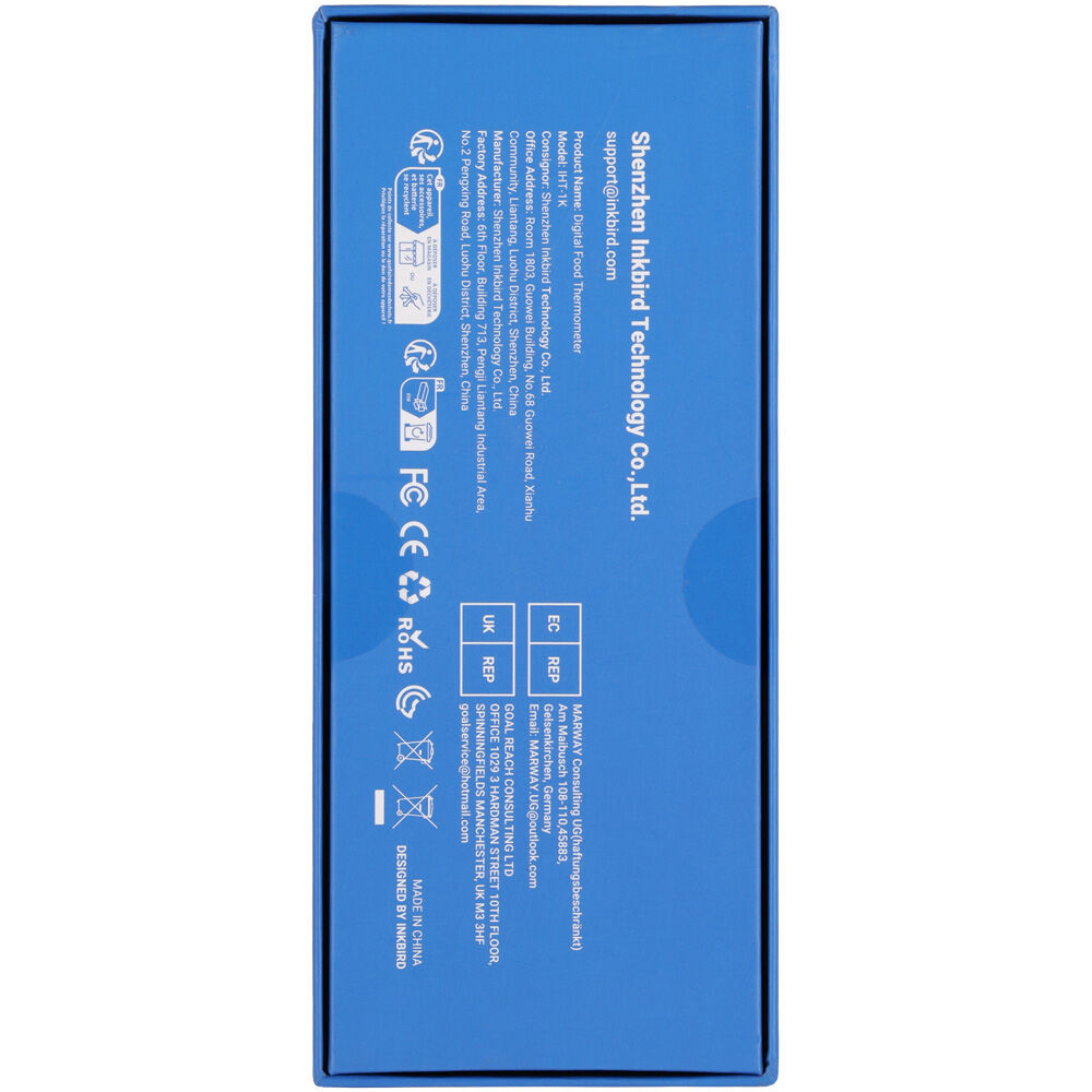 Inkbird IHT-1K - BBQ Thermometer - Blauw