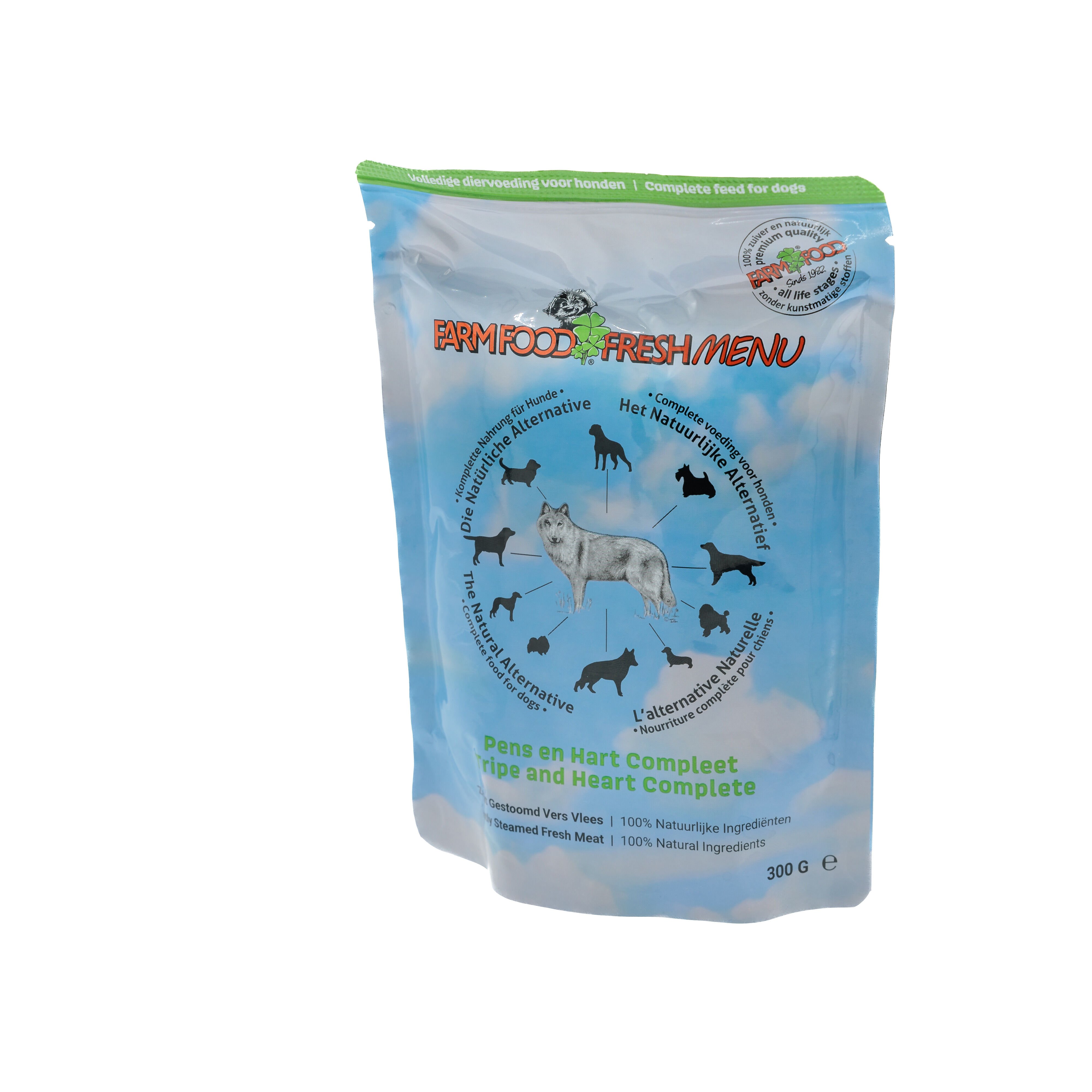 Farm Food Fresh Menu - Hondenvoer - 300 Gram - hart, pens Farm Food Fresh Menu - Hondenvoer - 300 Gram - hart, pens