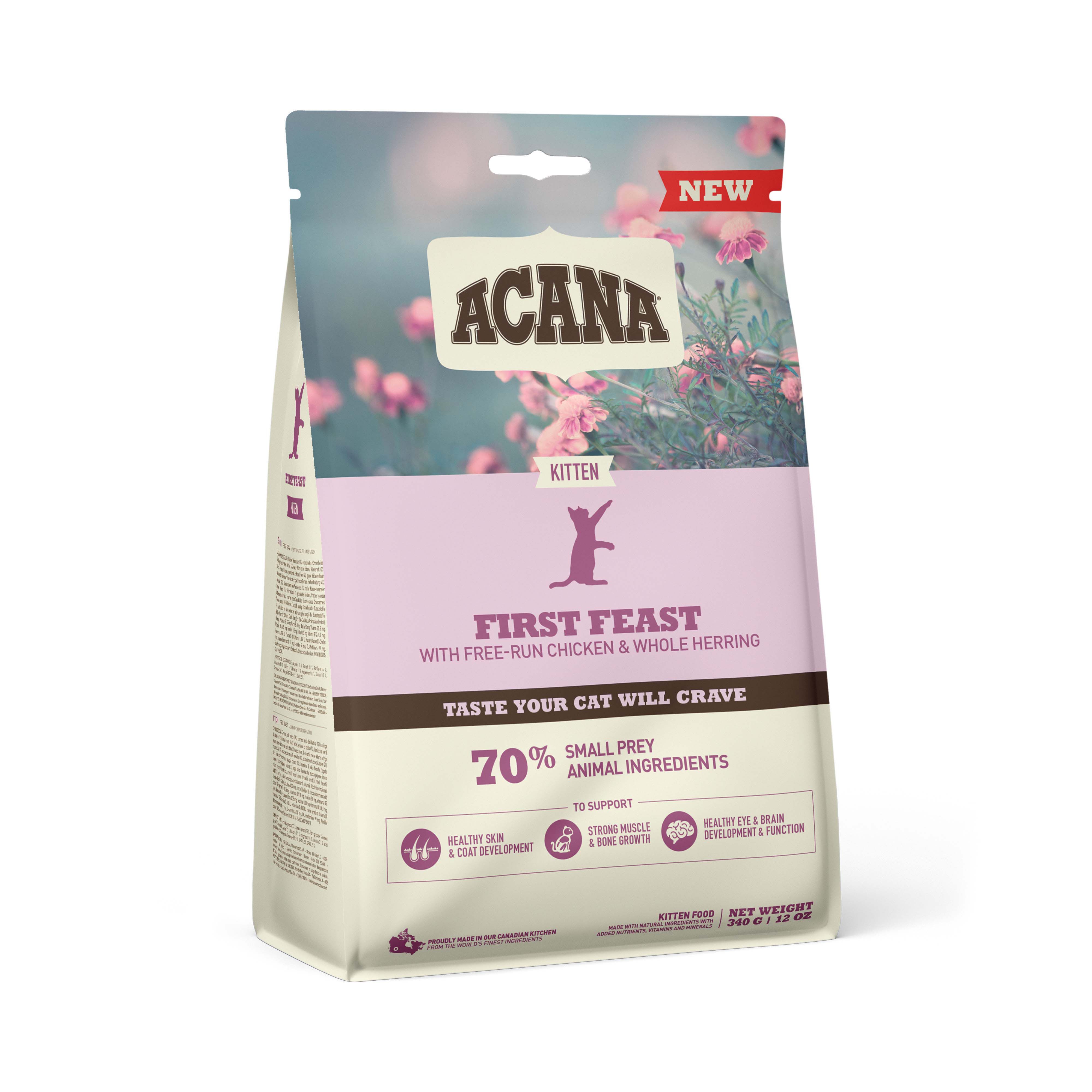 Acana First Feast Cat - Kattenvoer - 0.34 Kilogram - haring, kip Acana First Feast Cat - Kattenvoer - 0.34 Kilogram - haring, kip
