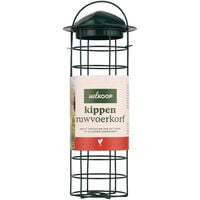 Welkoop Kippenruwvoerkorf - Pluimvee accessoire - Groen - 33x10x10 cm