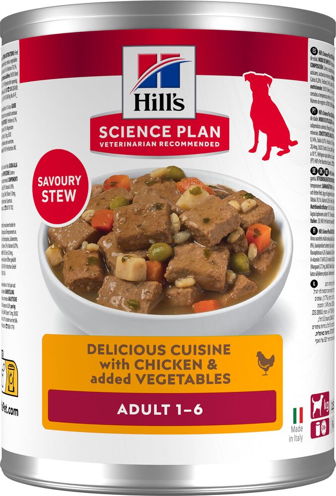 Hill's Science Plan Adult Stoofpotje - Hondenvoer Hill's Science Plan Adult Stoofpotje - Hondenvoer