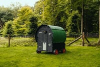 Nestera Wagon - Kippenhok - tot 10 kippen - Zwart/Groen - XL