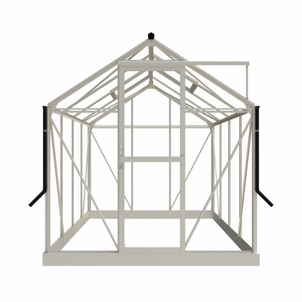 Royal Well Mary II - Tuinkas - Wit - 241x212x291 cm - Veiligheidsglas