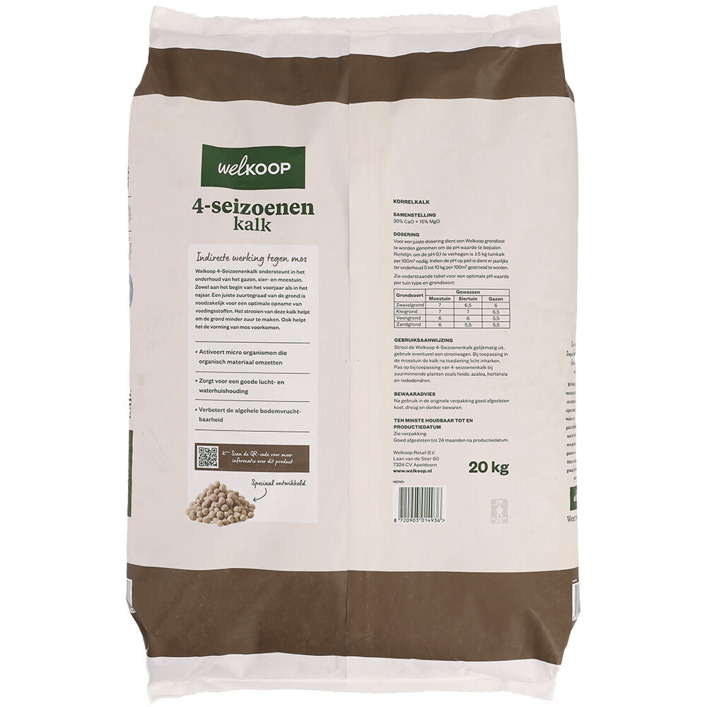 Welkoop - 4-Seizoenenkalk - 250 m2 - 20 Kilogram