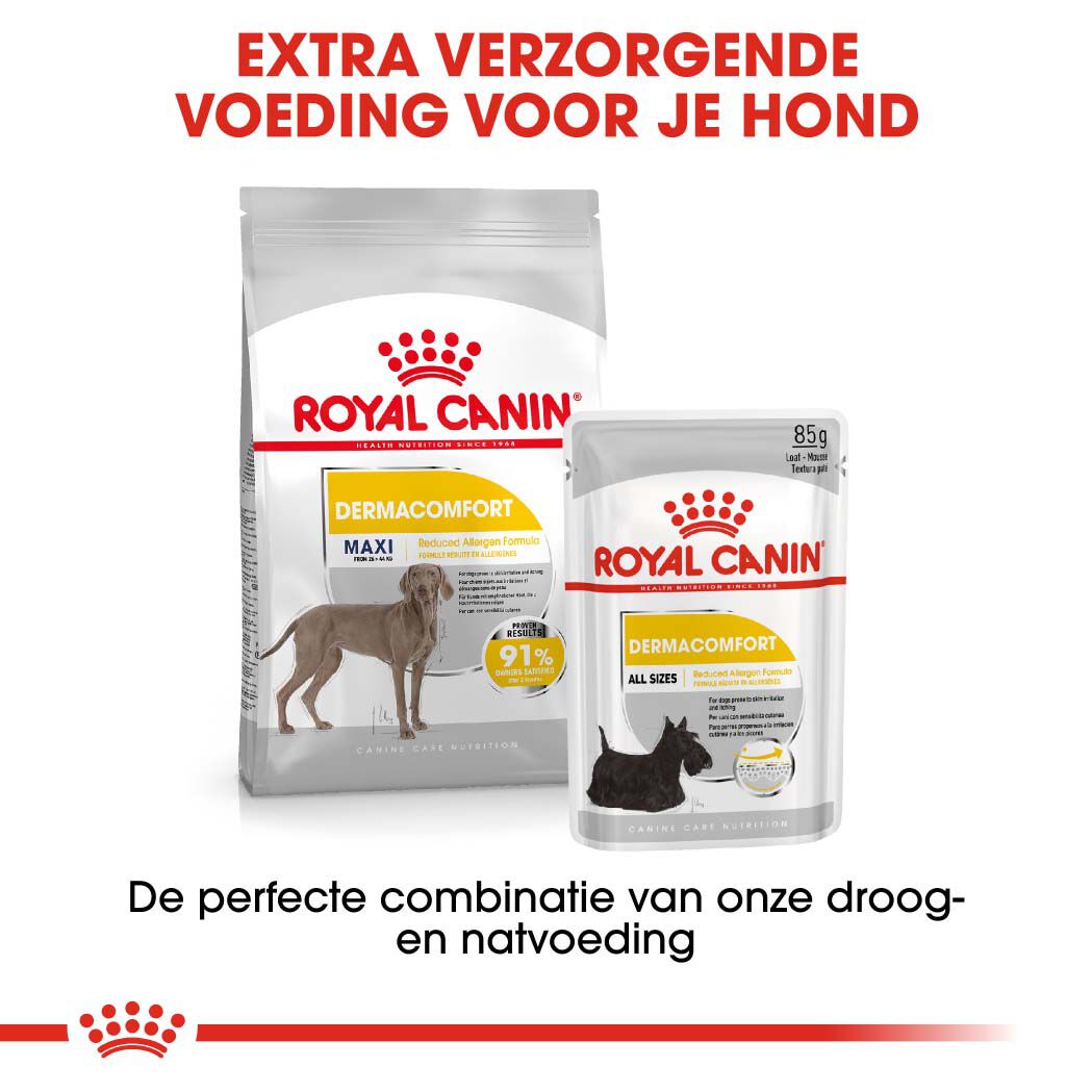 Royal Canin Maxi Dermacomfort - Hondenvoer - 3 Kilogram - gevogelte