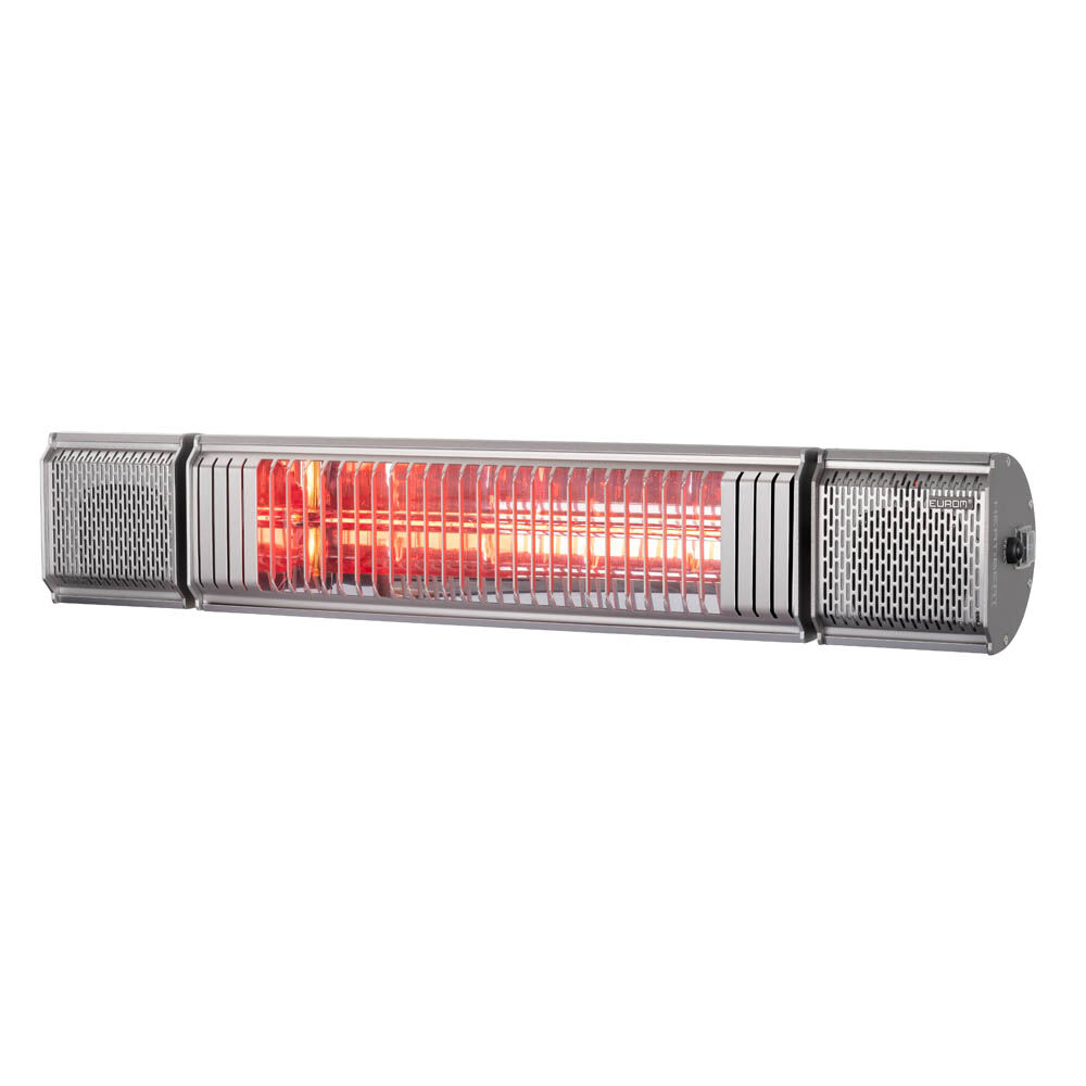 Eurom Heat and beat  - Hangende terrasverwarmer - Grijs - 2000 W