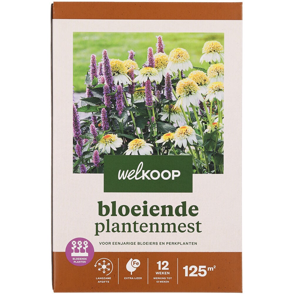 Welkoop - Bloeiende Plantenmest - 125 m2 - 2 Kilogram Welkoop - Bloeiende Plantenmest - 125 m2 - 2 Kilogram