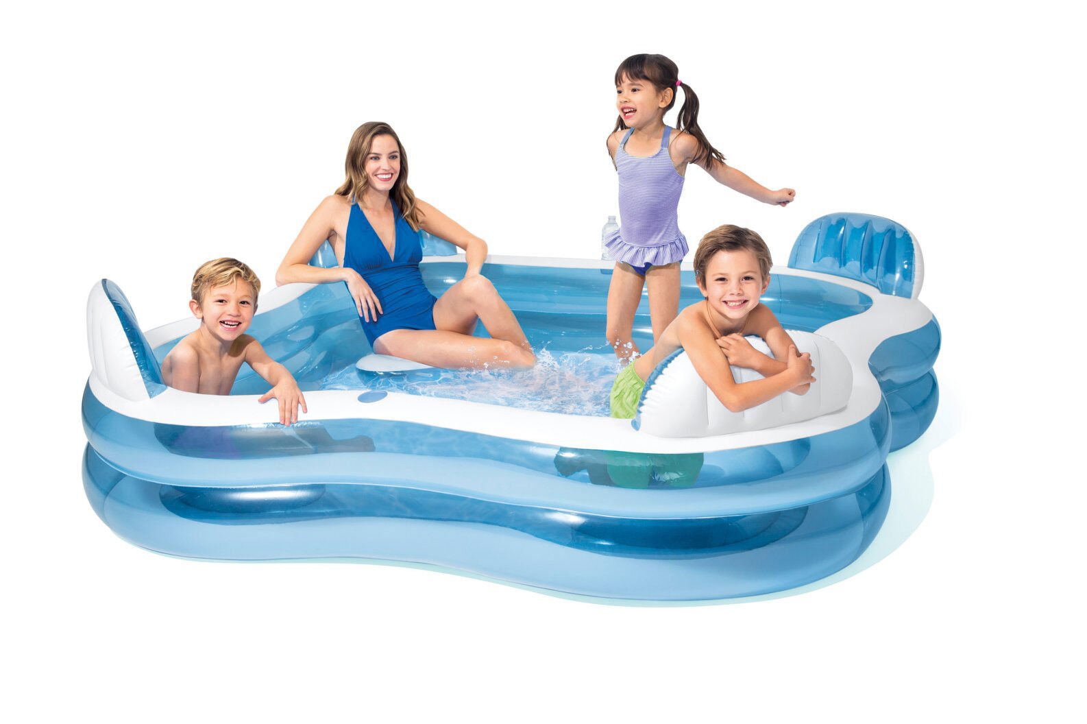 Intex Familie- en loungebad - Zwembaden - Blauw - 40.6x229229x66 cm