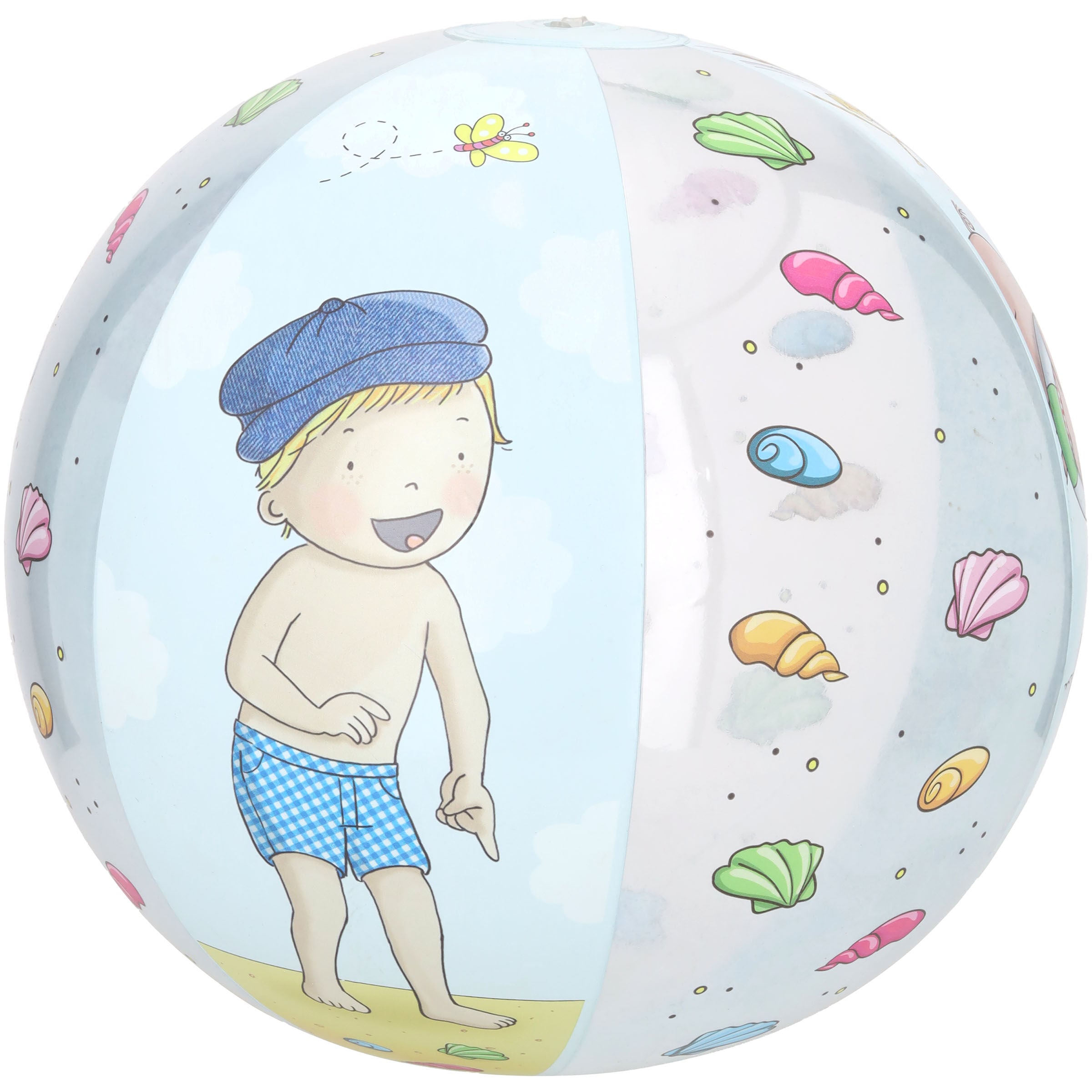 Fien & Teun - Strandbal - multi - 35x35x35 cm