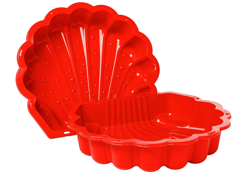 Swing King Schelp - Zandbak - 2.2 Kilogram - Rood - Kunststof