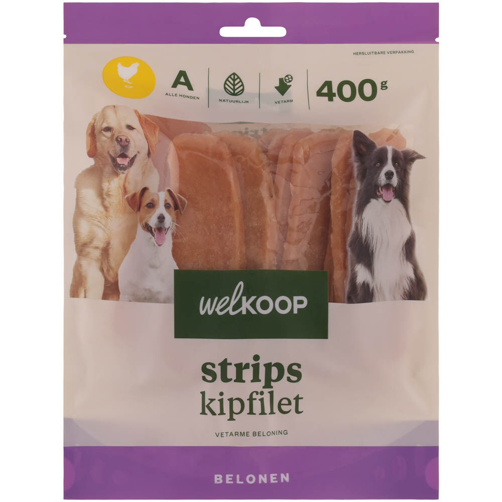 Welkoop - Strips - 400 Gram - kip Welkoop - Strips - 400 Gram - kip